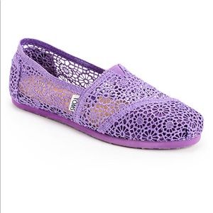Purple Crochet Women’s Classics TOMS